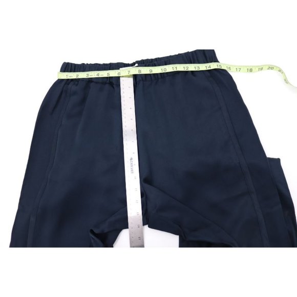 Joie‎ Women's M Baduna Pull On Elastic Waistband Straight Leg Pants Midnight - Picture 6 of 14